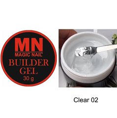 Гель для нарощування нігтів Camouflage Builder Gel MagicNail №02 Clear, 30 g