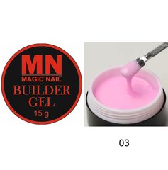 Гель для наращивания ногтей Camouflage Builder Gel MagicNail №03, 15 g