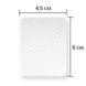Белые безворсовые хлопковые салфетки Дизайнер (6 см. * 4,5 см.), 770 шт./уп.
