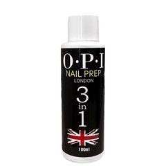 Жидкость Nail prep 3в1 O.P.I для снятие липкого слоя, обезжиривание, очистка кистей (100 мл.)