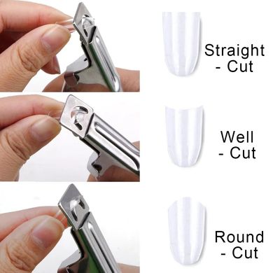 Металлический типсорез (каттер, кусачки) для обрезки искуственных ногтей, типс и верхних форм