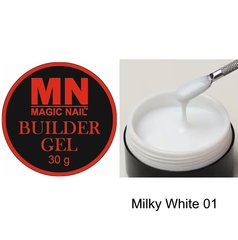 Гель для наращивания ногтей Camouflage Builder Gel MagicNail №01 Milky White, 30 g